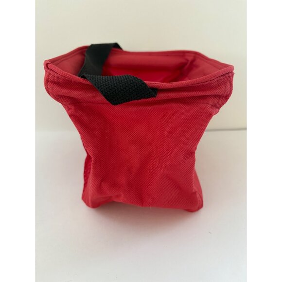 Thirty-One Red Santa Belt Little Carry All W Mesh Pocket approx 6x6 NEW‎ Unused - Picture 4 of 7